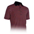 thumbnail image 1 of Monterey Club Men's Johnny Stripe Jersey Golf Polo Shirt #3619, 1 of 2