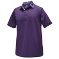 thumbnail image 1 of Monterey Club Men's Jungle Print Block Golf Polo Shirt #1692, 1 of 2