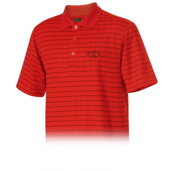 Monterey Club Men's Levine Stripe Jacquard Texture Golf Polo Shirt #1612