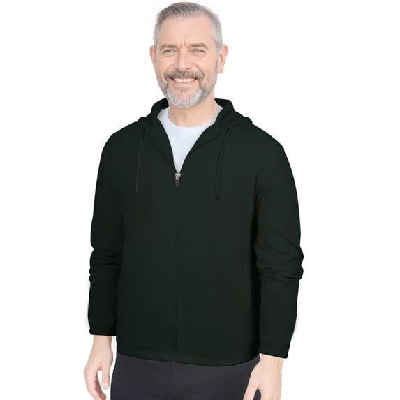 Monterey Club Men's Light Polar Fleece Hoodie long Sleeve Jacket #3730