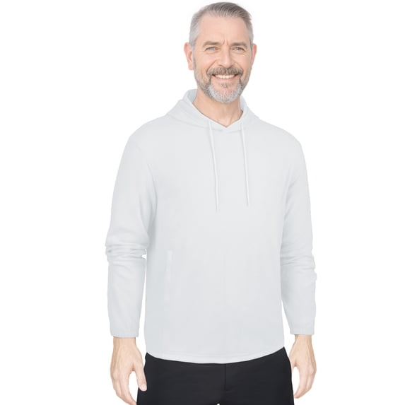 Monterey Club Men's Light Polar Fleece Hoodie long Sleeve Pullover #3729