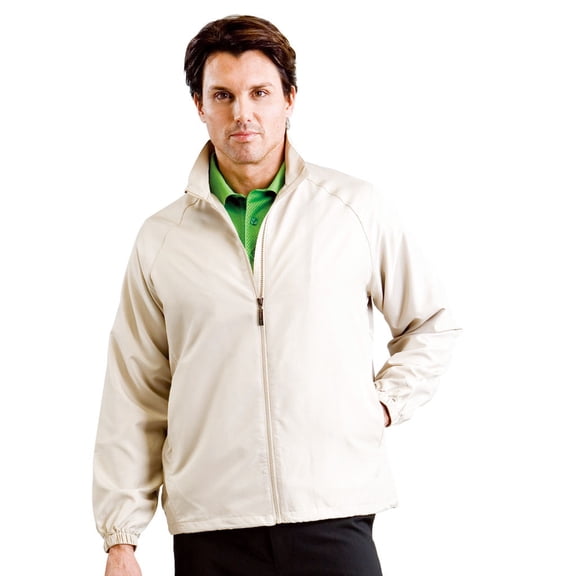 Monterey Club Men's Lightweight Dobby Full Zip Jacket #1708