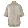 thumbnail image 1 of Monterey Club Men's Lightweight Microfiber Dobby 1/2 Zip Windbreaker #1785, 1 of 2