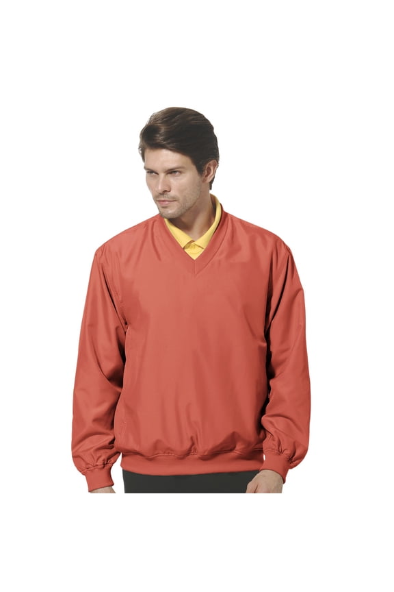 Men's Lightweight Microfiber Dobby V-neck Pullover #1799