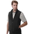 thumbnail image 1 of Monterey Club Men's Lightweight Softshell Full Zip Golf Vest #1962, 1 of 2