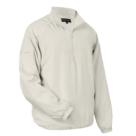 Monterey Club Men's Lightweight Twill 1/2 Zip Raglan Pullover #1769