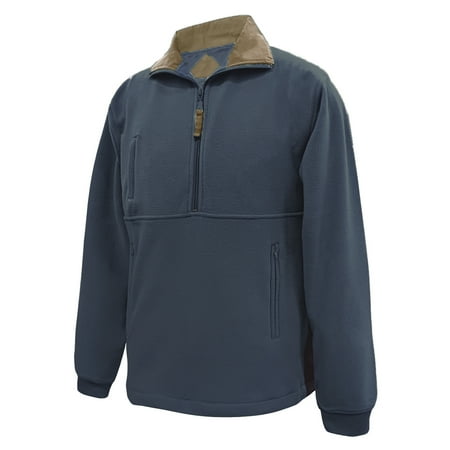 Monterey Club Men's Micro Polar Fleece Half Zip Pullover #1749