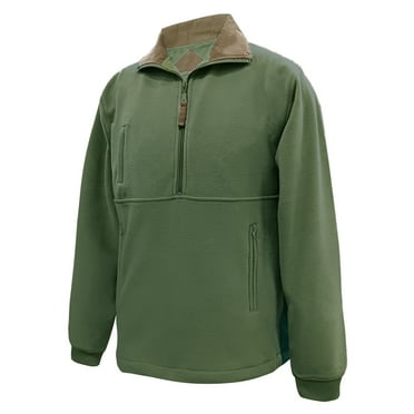 Monterey Club Men's Micro Polar Fleece Half Zip Pullover #1749