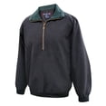 thumbnail image 1 of Monterey Club Men's Microfiber Satin 1/2 Zip Pullover #1736, 1 of 2