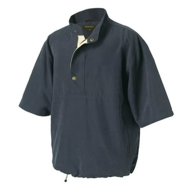 Monterey Club Men's Microfiber Satin 1/2 Zip Windbreaker #1765