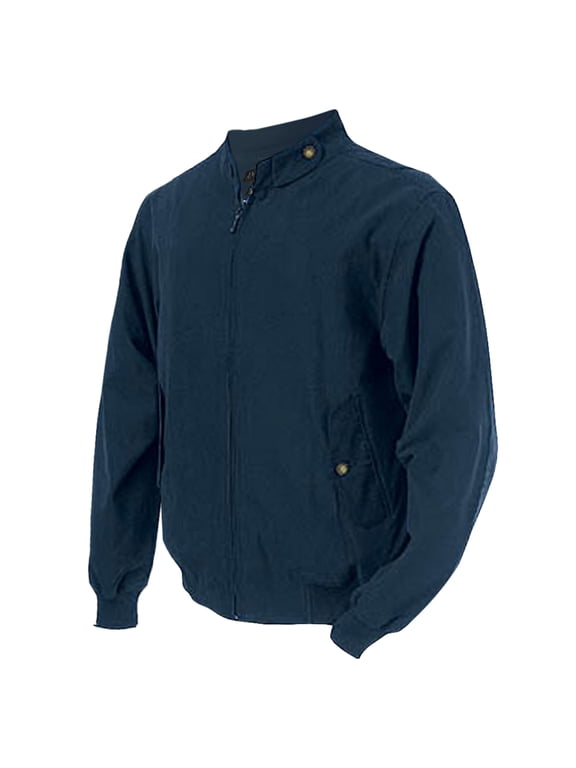 Men's Microfiber Satin Full Front Jacket #7116