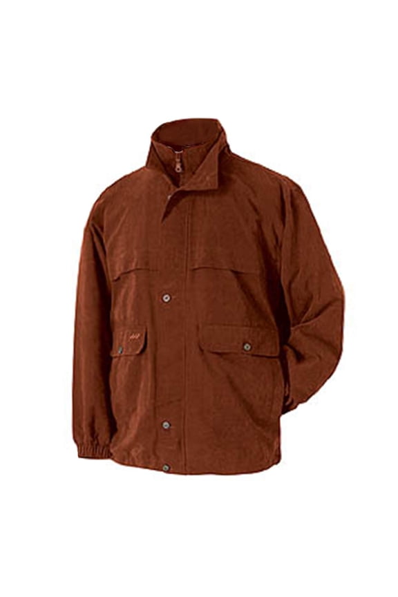 Men's Microfiber Satin Full Zip Wind Jacket #1720