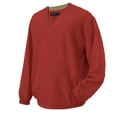thumbnail image 1 of Monterey Club Men's Microfiber Satin V-Neck Pullover #1766, 1 of 2