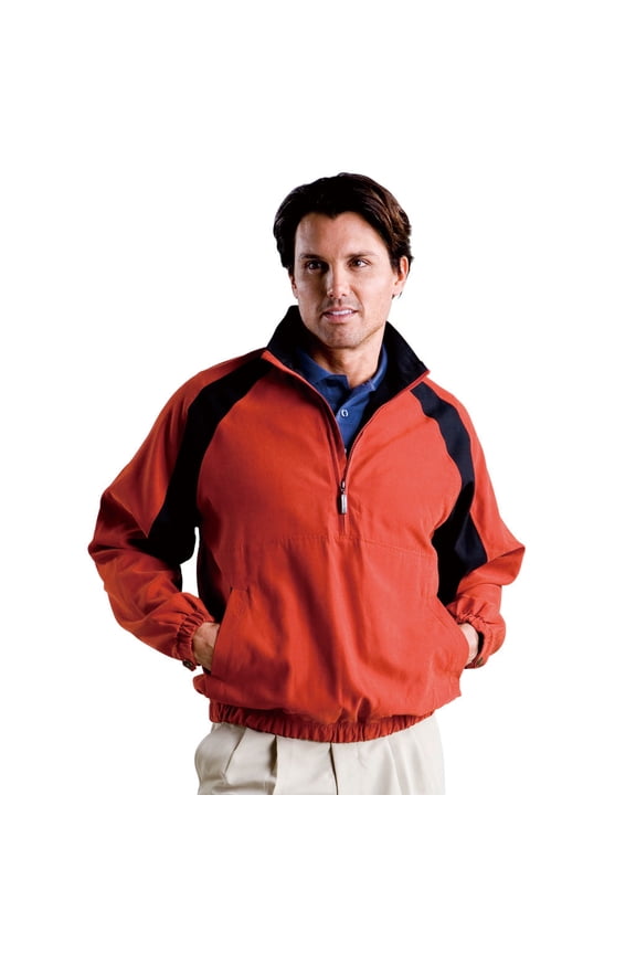 Men's Microfiber Suede 1/2 Zip Raglan Pullover #1780