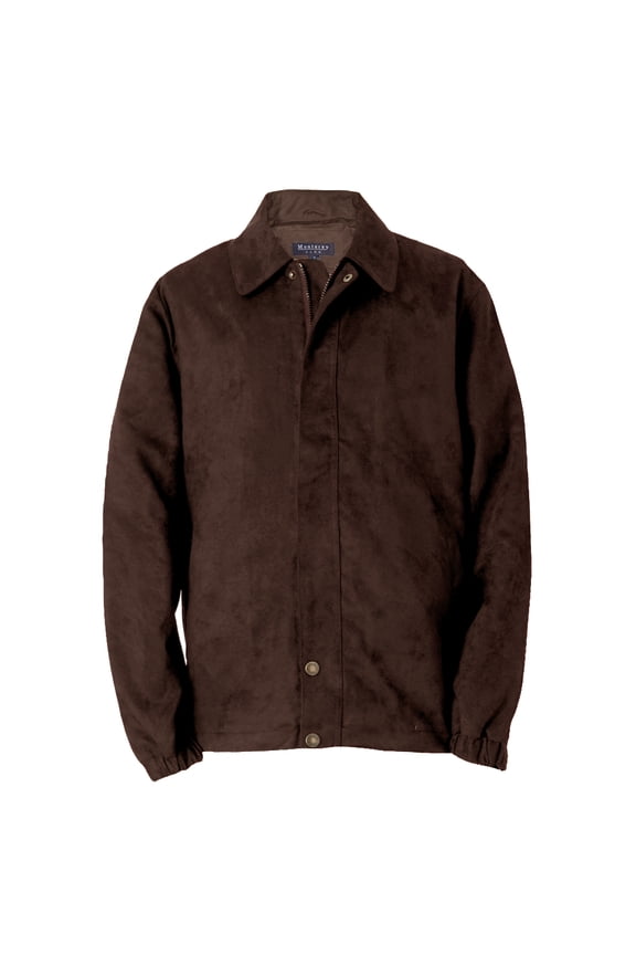 Men's Microfiber Suede Full Zip Jacket #1717