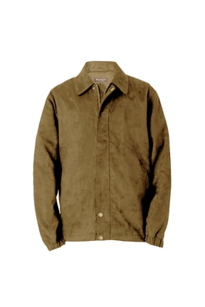 Men's Microfiber Suede Full Zip Jacket #1717