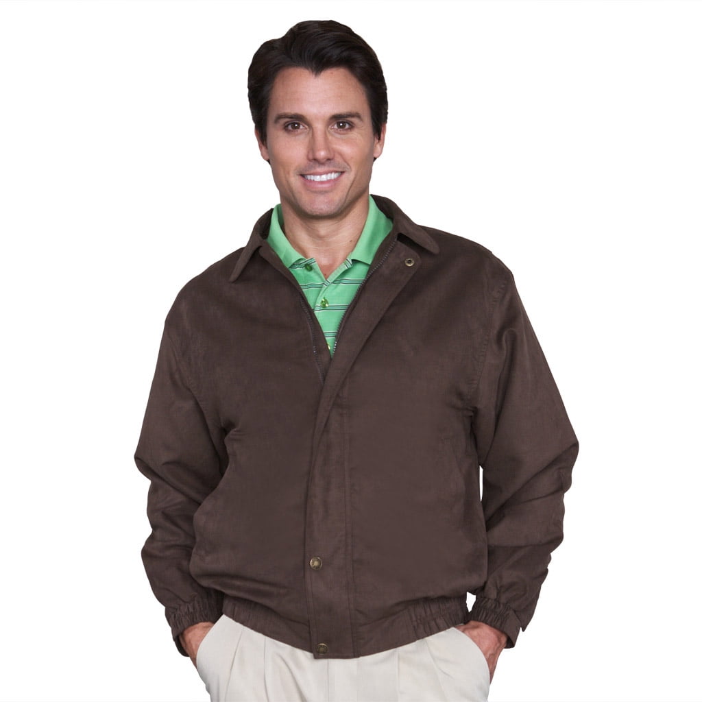Monterey Club Men's Microfiber Suede Sport Jacket 1705