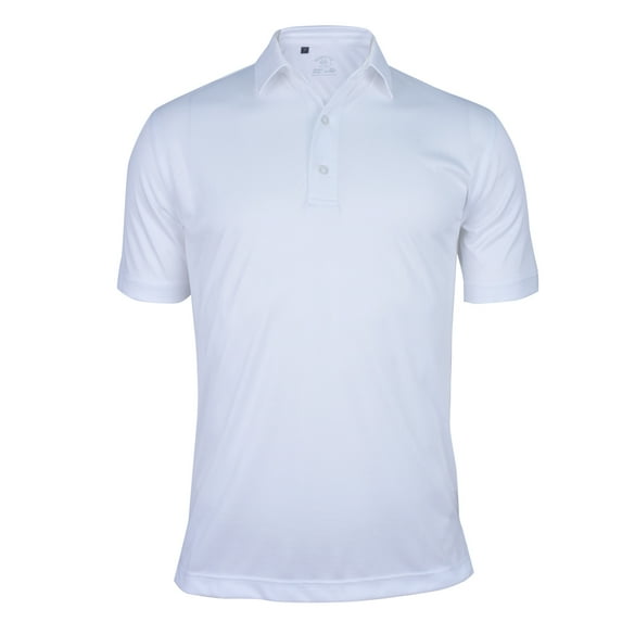 Monterey Club Men's Microfiber Tonal Pinstripe Texture, Solid Tailored Collar Short Sleeve Golf Polo Shirt #3637