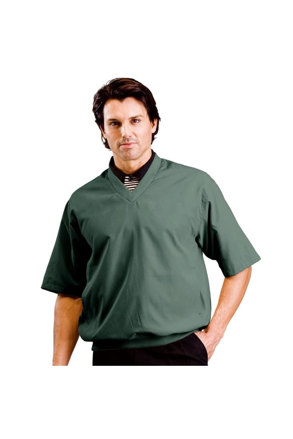 Men's Microfiber Twill V-Neck Windshirt #1789