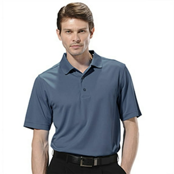 Monterey Club Men's Mini Jacquard Texture Solid Golf Polo Shirt #1056