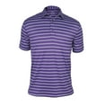 thumbnail image 1 of Monterey Club Men's Multifarious Stripe Texture Tailored Collar short sleeve Golf Polo Shirt #3645, 1 of 2