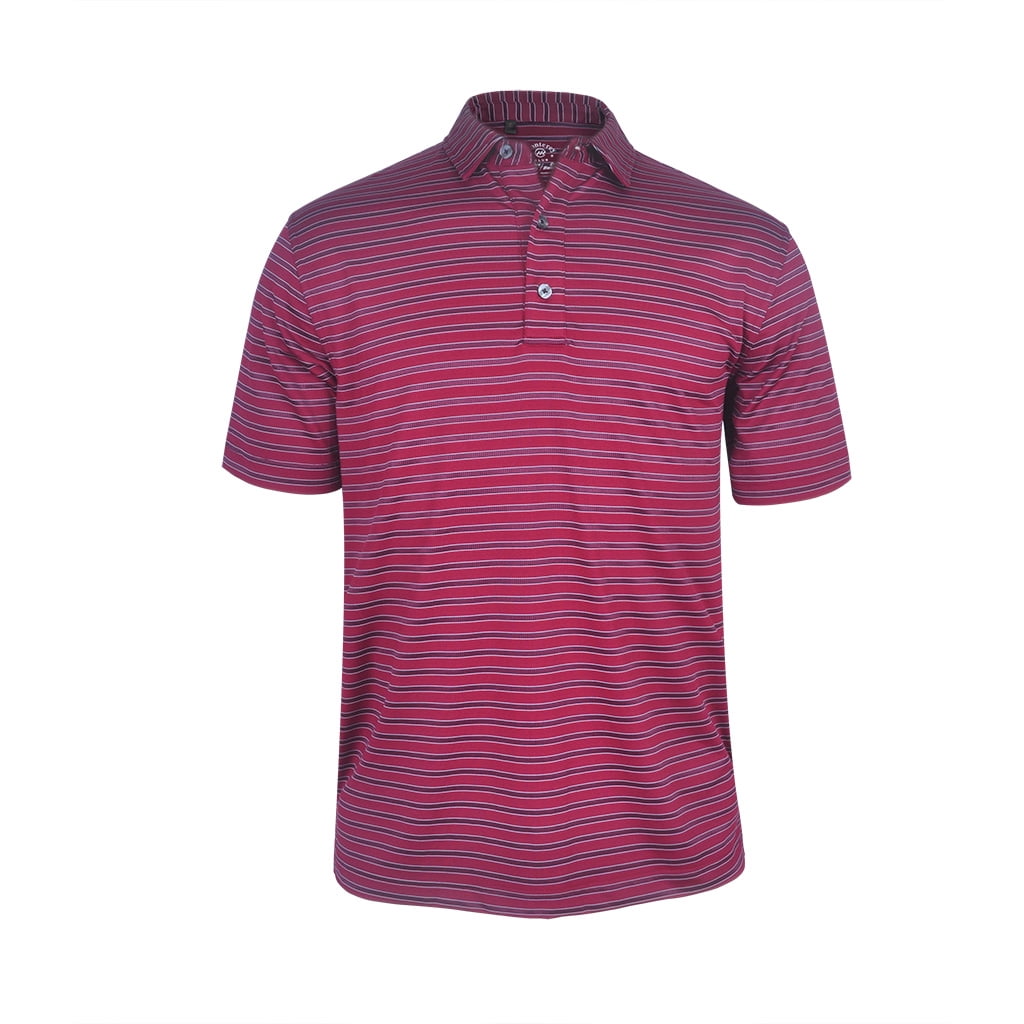 Men's Golf Stripe Polo Shirt