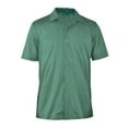 thumbnail image 1 of Monterey Club Men's Paradise Texture Emboss Camp Casual Golf Polo Shirt #1286, 1 of 2