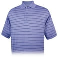 thumbnail image 1 of Monterey Club Men's Pima Cotton Jacquard Golf Polo Shirt #1442, 1 of 2