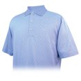 thumbnail image 1 of Monterey Club Men's Pima Cotton Jacquard Golf Polo Shirt #1458, 1 of 2