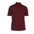 thumbnail image 1 of Monterey Club Men's Point Collar Medium Weight Pique Solid Golf Polo Shirt #1300, 1 of 2