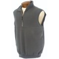 thumbnail image 1 of Monterey Club Men's Polar Fleece Front Half Zipper Vest #7628, 1 of 2