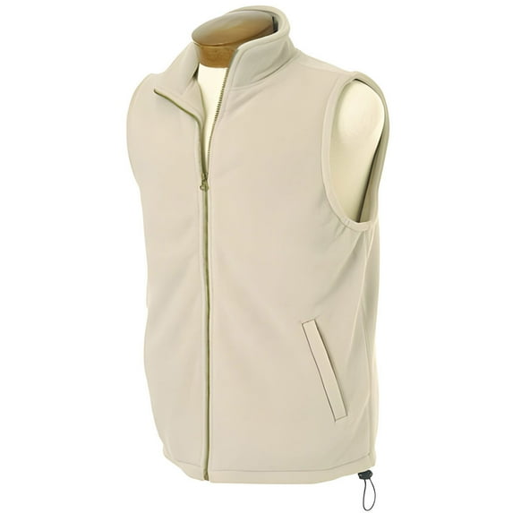 Monterey Club Men's Polyester Fleece Solid Color Vest #7637