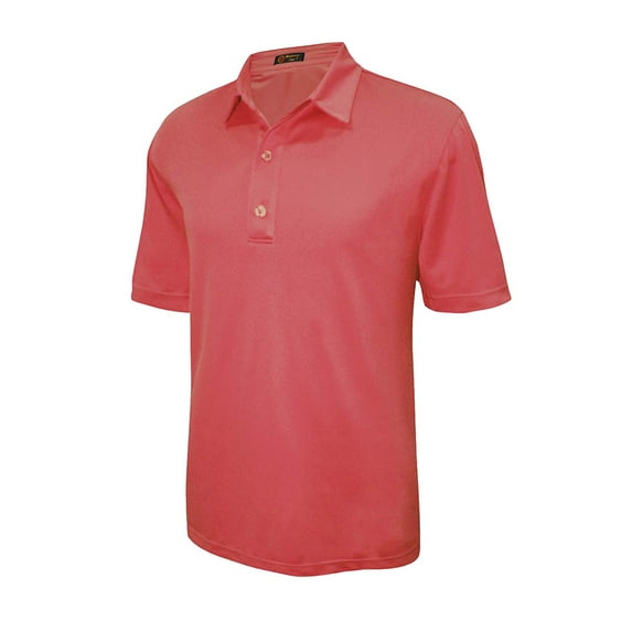 Monterey Club Men's Pro Mesh Texture Solid Golf Polo Shirt #3633