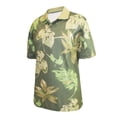 thumbnail image 1 of Monterey Club Men's Shadow Water Print Golf Polo Shirt #1534, 1 of 2