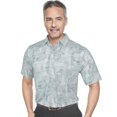 thumbnail image 1 of Monterey Club Men's Short Sleeve Track Print Golf Polo Shirt #3528, 1 of 2