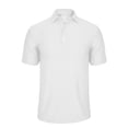 thumbnail image 1 of Monterey Club Men's Single Jacquard Check Pattern X-cool Tailored Collar Short Sleeve Golf Polo Shirt #1296, 1 of 2
