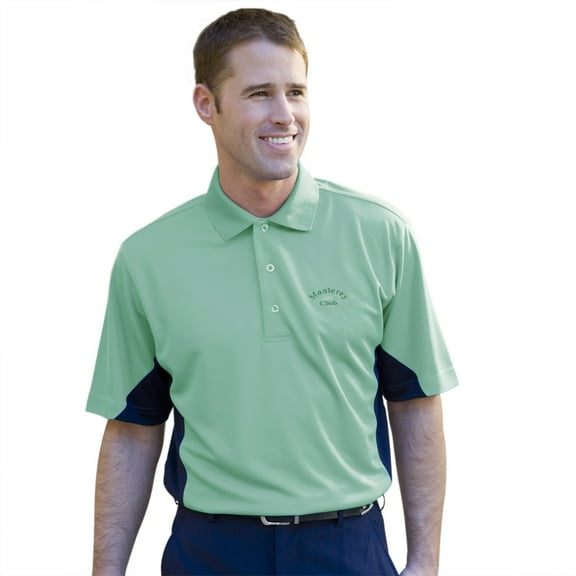 Monterey Club Men's Slider Colorblock Golf Polo Shirt #1037