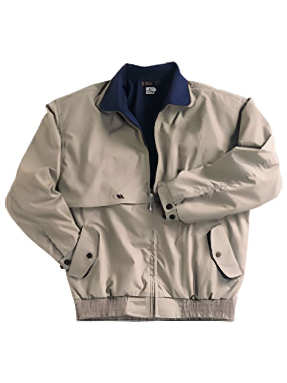 Men's Solid Full Zip Long Sleeve Jacket #7114