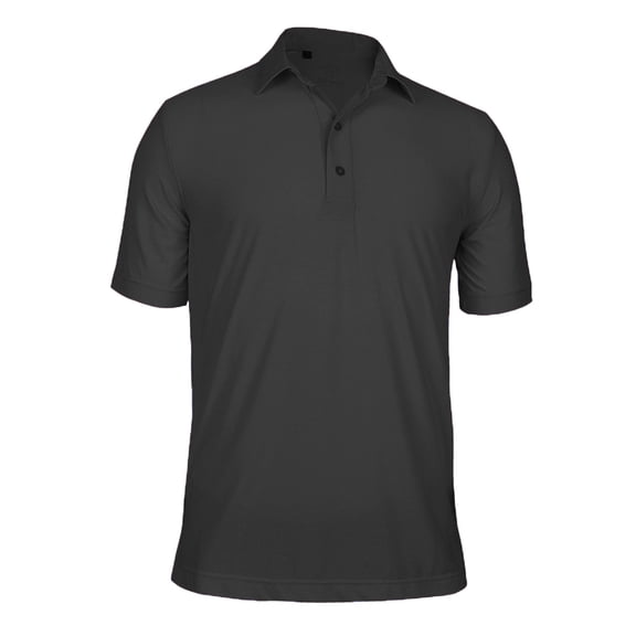 Monterey Club Men's Solid Horizontal alignment stretch fabric,Tailored Collar Short sleeve Golf Polo Shirt #1295