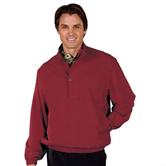 Monterey Club Men's Stretchable Texture 1/2 Zip Pullover #1795