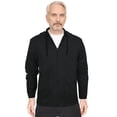 thumbnail image 1 of Monterey Club Men's Suede Hoodie Long Sleeve Jacket #3728, 1 of 2