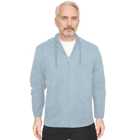 Monterey Club Men's Suede Hoodie Long Sleeve Jacket #3728