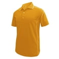 thumbnail image 1 of Monterey Club Men's Swing Overlock Contrast Golf Polo Shirt #1186, 1 of 2