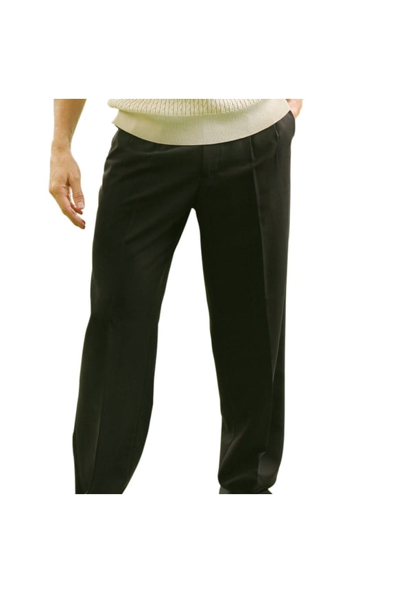 Men's Texture Pleated Golf Pants #1837