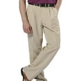 thumbnail image 1 of Monterey Club Men's Texture Pleated Golf Pants #1837, 1 of 2