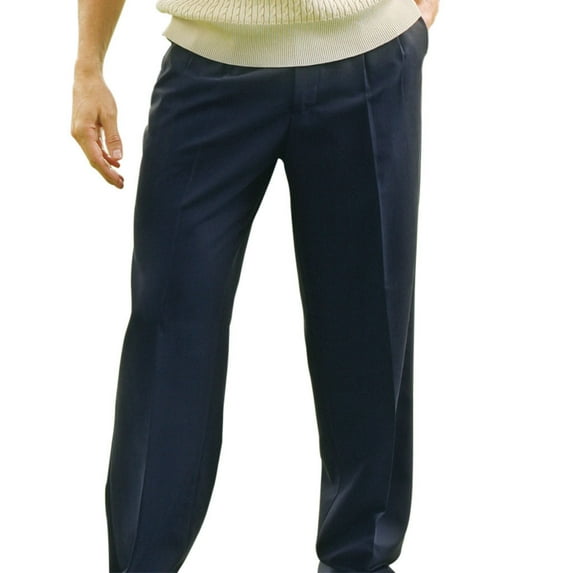 Monterey Club Men's Texture Pleated Golf Pants #1837