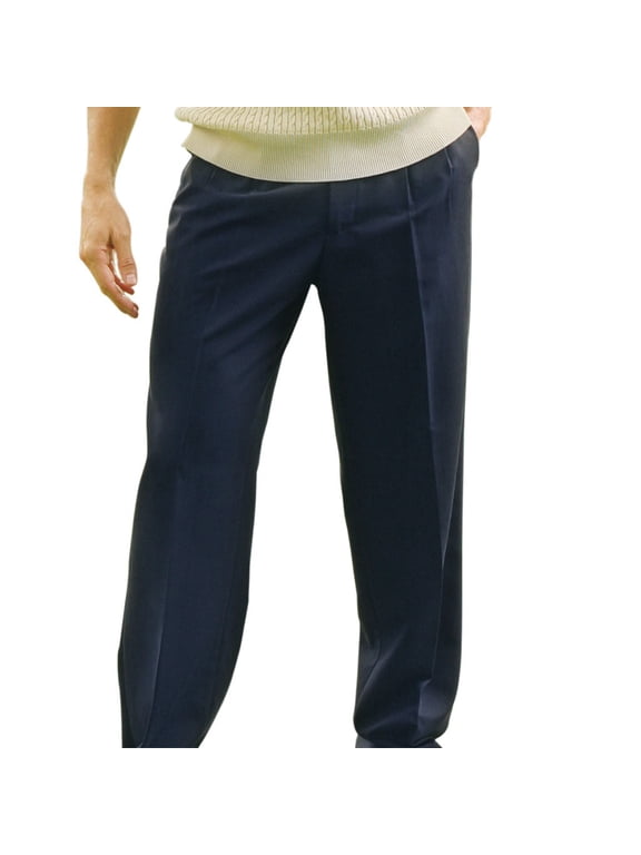 Men's Texture Pleated Golf Pants #1837