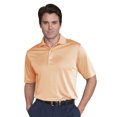 thumbnail image 1 of Monterey Club Men's Tonal Pinstripe Texture Solid Golf Polo Shirt #1087, 1 of 2