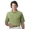 thumbnail image 1 of Monterey Club Men's Tournament Stripe Texture Golf Polo Shirt #1078, 1 of 2