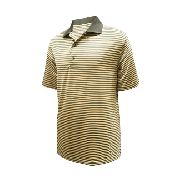 Monterey Club Men's Ultimate Feeder Stripe Jersey Golf Polo Shirt #1620